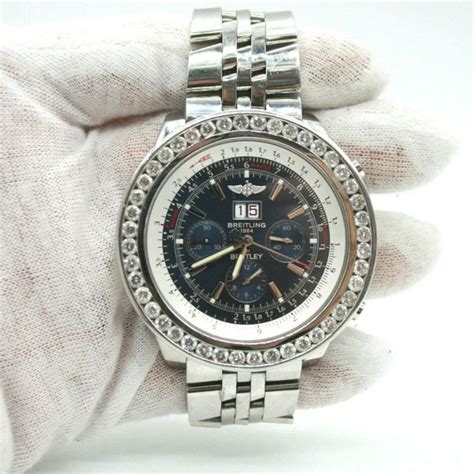 breitling a44362 diamond bezel watch|bentley a44362.